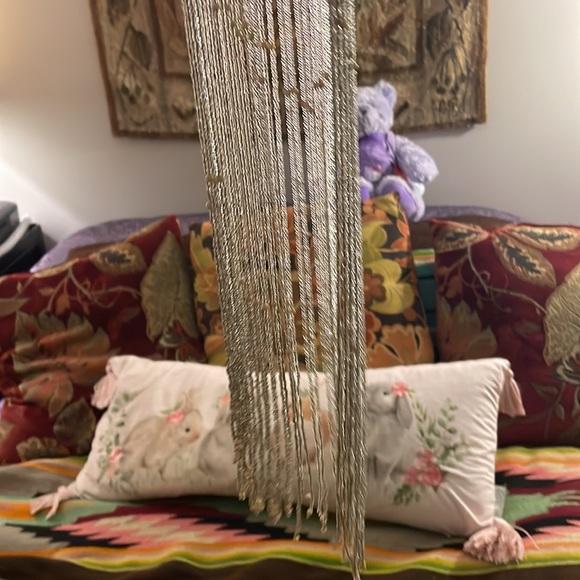 SOLD ! Egyptian Style vintage long Beaded hat piece - Picture 3 of 7